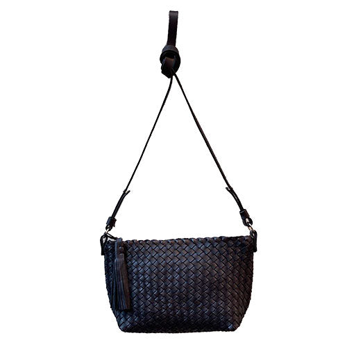 EVA WOOD / pouch and Crossbody Black