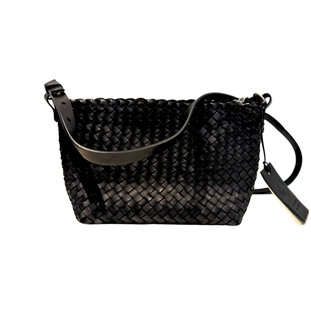 EVA WOOD / pouch and Crossbody Black